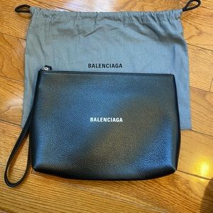 Sold: Balenciaga Logo Printed Pouch
